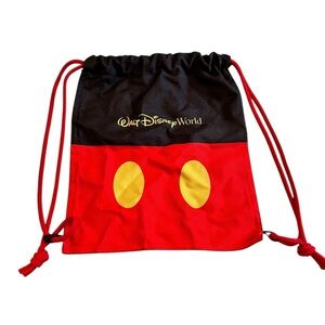 Mickey Mouse Ears Headband + Walt Disney World Drawstring‎ Bag Set 🎈✨